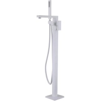 Смеситель напольный для ванны Abber Daheim AF8215W белый матовый