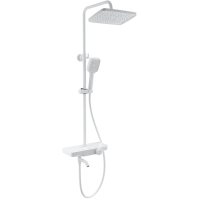 Душевая система Wonzon & Woghand WW-B3099-A-MW 300x200 мм, с термостатом, белый матовый