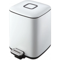 Ведро для мусора WeltWasser Mila WT 12L педальное 10000000888 Белое