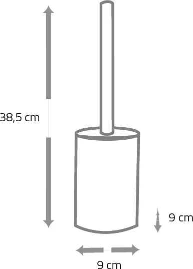 Ёршик для унитаза Ridder Scotty 2172400 белый