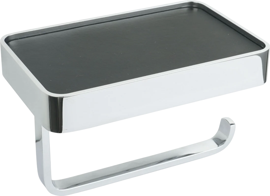 Держатель туалетной бумаги Wonzon & Woghand Lotte WW-8336 хром, с полкой