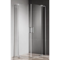 Душевой уголок Cezares Slider 90x90 SLIDER-R-2-80/90-C-Cr профиль Хром стекло прозрачное