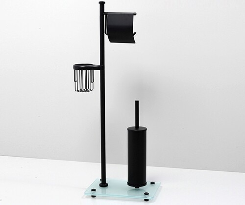 Напольная стойка WasserKRAFT Abens K-1264B цвет черный глянцевый