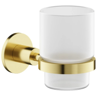 Стакан для зубных щеток Sancos Base SC9030BG настенный, золотой матовый