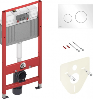 Инсталляция Tece Profil K440920 для унитаза, с кнопкой смыва