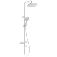 Душевая система Wonzon & Woghand Capsule WW-B3031-A2-MW 255 мм, с термостатом, белый матовый