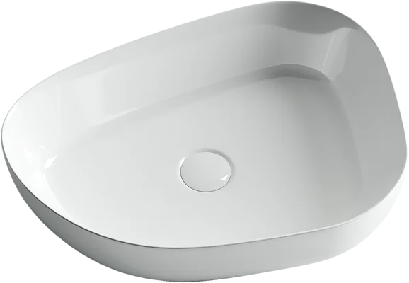 Раковина Ceramicanova Element CN5003 накладная, 55x40 см, белая