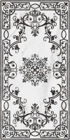 Керамогранит Kerama Marazzi Монте Тиберио SG591722R белый, декорированный, лаппатированный, обрезной, 119.5x238.5