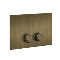 Кнопка смыва Gessi Venti20 54651#713, двойная, для инсталляций Geberit Sigma8 и Sigma12, цвет: Antique Brass