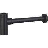 Сифон для раковины AQUAme AQM7010MB 1 1/4"-32, черный матовый