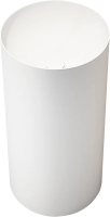 Раковина напольная Vincea Солид Серфейс (Solid Surface) VBS-6SP01MW 40 напольная матовая белая, круглая, моноблок, искусственный камень