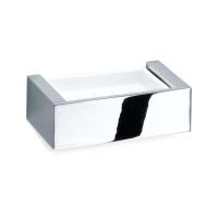 Decor Walther Brick WSS Мыльница подвесная, фарфор белый, цвет: хром