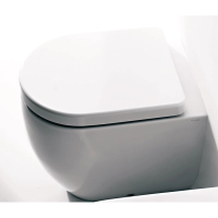 Унитаз Kerasan Flo 311601 приставной, с креплением, без сидения, 52x36 см, Bianco lucido