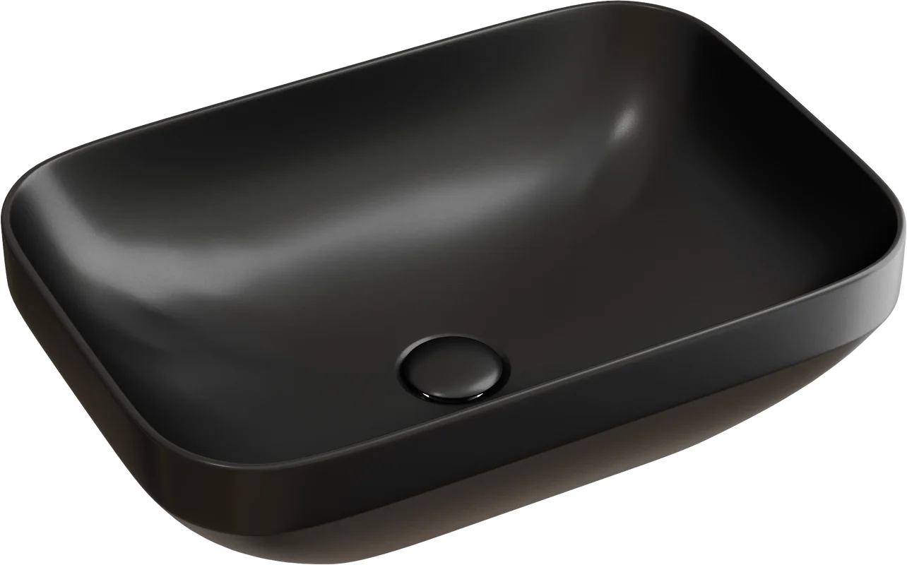 Раковина Ceramicanova Element CN6055MB накладная, 50x35.9 см, черная матовая