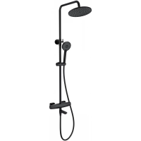 Душевая система Wonzon & Woghand Neo WW-B3035-A3-MB 230 мм, с термостатом, черный матовый