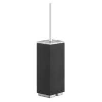 Ёршик для унитаза Gessi Rettangolo 20844#031 напольный, хром/черный