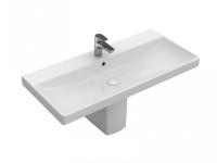 Раковина Villeroy & Boch Avento 415681R1 подвесная/мебельная, 80x47xh16,5см, альпийский белый с CeramicPlus