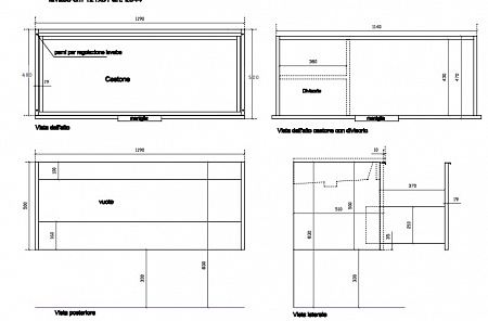 тумба под раковину galassia plus design 5474ls серый