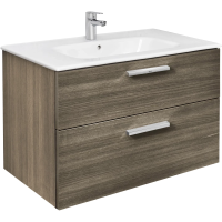 Тумба под раковину Roca Victoria A857470402 78,5 см, подвесная, городской дуб