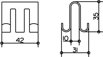 Крючок Keuco Universal 04984 010000