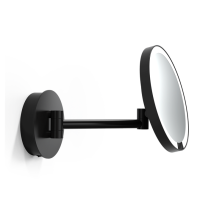 Зеркало косметическое Decor Walther JUST LOOK PLUS WD 7x 
 0125960 цвет-черный матовый