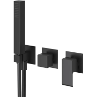 Смеситель для душа Cezares Porta PORTA-VDM2-NOP черный матовый