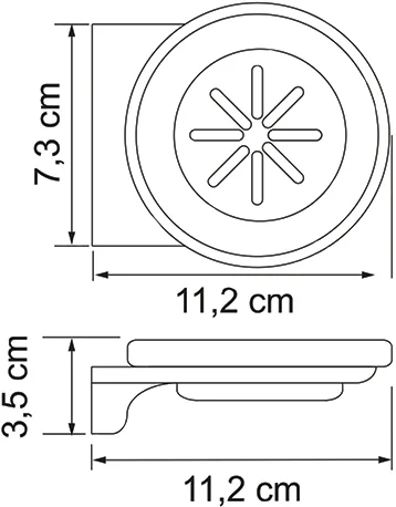 Мыльница Wasserkraft Kammel K-8329WHITE