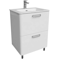 Тумба с раковиной Iddis Brick белая, 60 см BRI60WFi95K