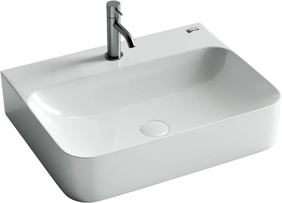 Раковина Ceramicanova Aura CN2001 подвесная, 61x48 см, белая