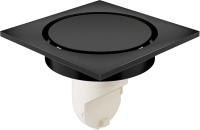 Душевой трап Orange OT01-003b 10х10 см, черный