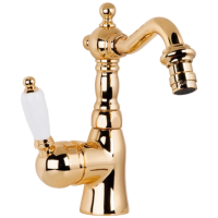 Смеситель Gattoni Orta 2751/27D0oro для биде, с донным клапаном, золото 24 карата