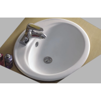 Раковина встраиваемая 56 см CeramaLux 9413 белая