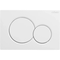Кнопка для инсталляции Cezares Stylus STYLUS-BTN-BL для инсталляции, белый глянец