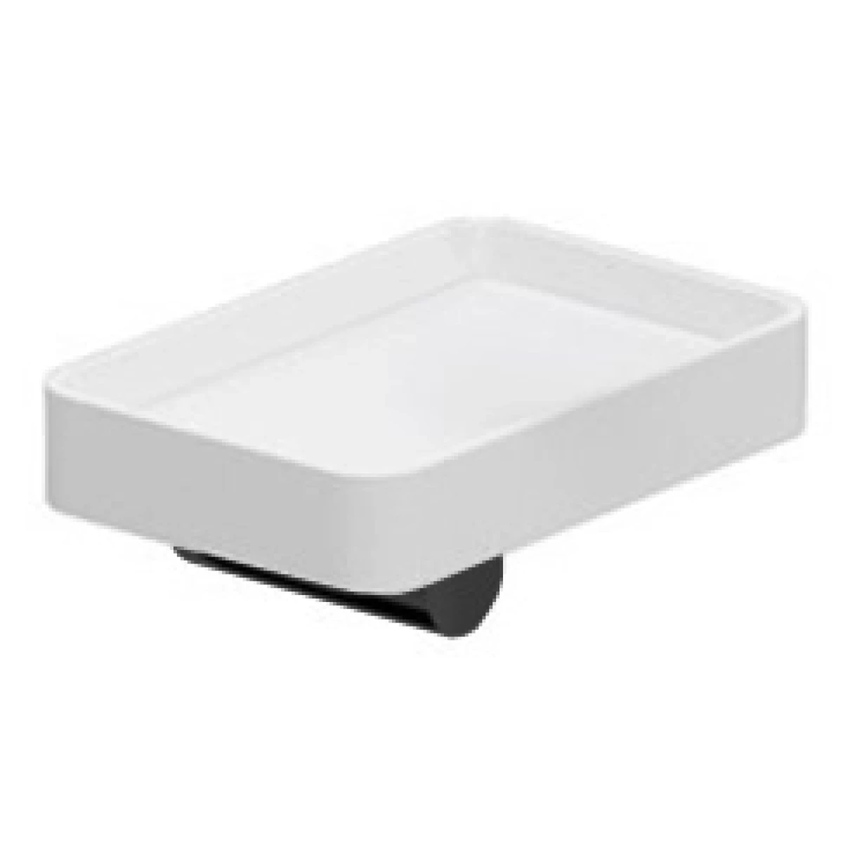 Мыльница Webert Living LV500101560 черный матовый