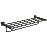 Полка для полотенец Wonzon & Woghand WW-V1901-GM 60,1 см, темный графит матовый