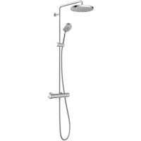 Душевая система Jacob Delafon Atom E36124-CP 250 мм, с термостатом, хром