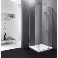 Душевой уголок Cezares Verona 100x100 см текстурное стекло VERONA-W-A-1-100-P-Cr-R