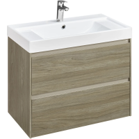 Тумба под раковину Roca Ona A857630511 78,5 см, подвесная, темный вяз