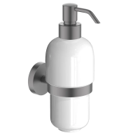 Дозатор для жидкого мыла Aquatek Бетта AQ4605BGM черный хром