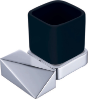 Стакан для зубных щеток Boheme New Venturo 10314-CR-B Черный Хром