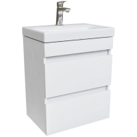 Тумба с умывальником 50 IDDIS Zodiac ZOD5CB0i95K подвесная, цвет белый.