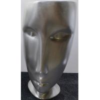 Раковина напольная Kerasan Artwork 474086 Moloco, с отверстием для слива в стену, цвет серебро