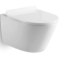 Унитаз подвесной Black&White Universe W703 сиденьем Микролифт