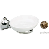 Мыльница Stil Haus Smart SM09(25-BI) настенная, бронза/белый