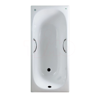 Ванна чугунная Timo Standard 3V И0000010 170x75 см, с ручками, антискользящим покрытием, белый