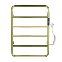 Полотенцесушитель электрический WONZON & WOGHAND WISMAR, брашированное золото (WW-AL201-BG)