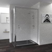 Душевой уголок RGW Passage PA-42 100x100 профиль хром, стекло прозрачное