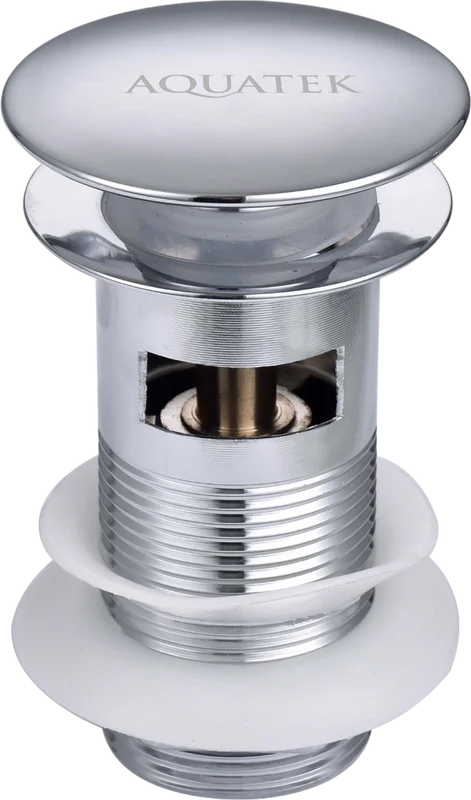 Донный клапан Aquatek AQ6001CR клик клак Хром