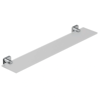 Полка стеклянная Kludi Vela S 2597305 60 см, хром
