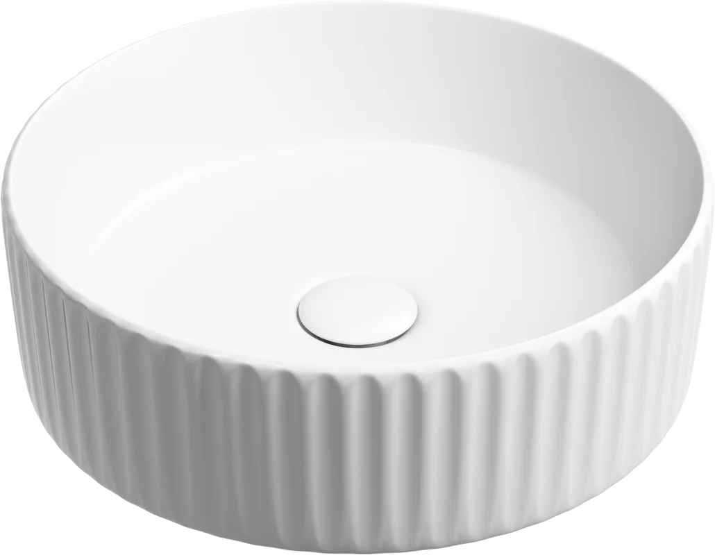 Раковина Ceramicanova Element CN6057MW накладная, Ø36 см, белая матовая